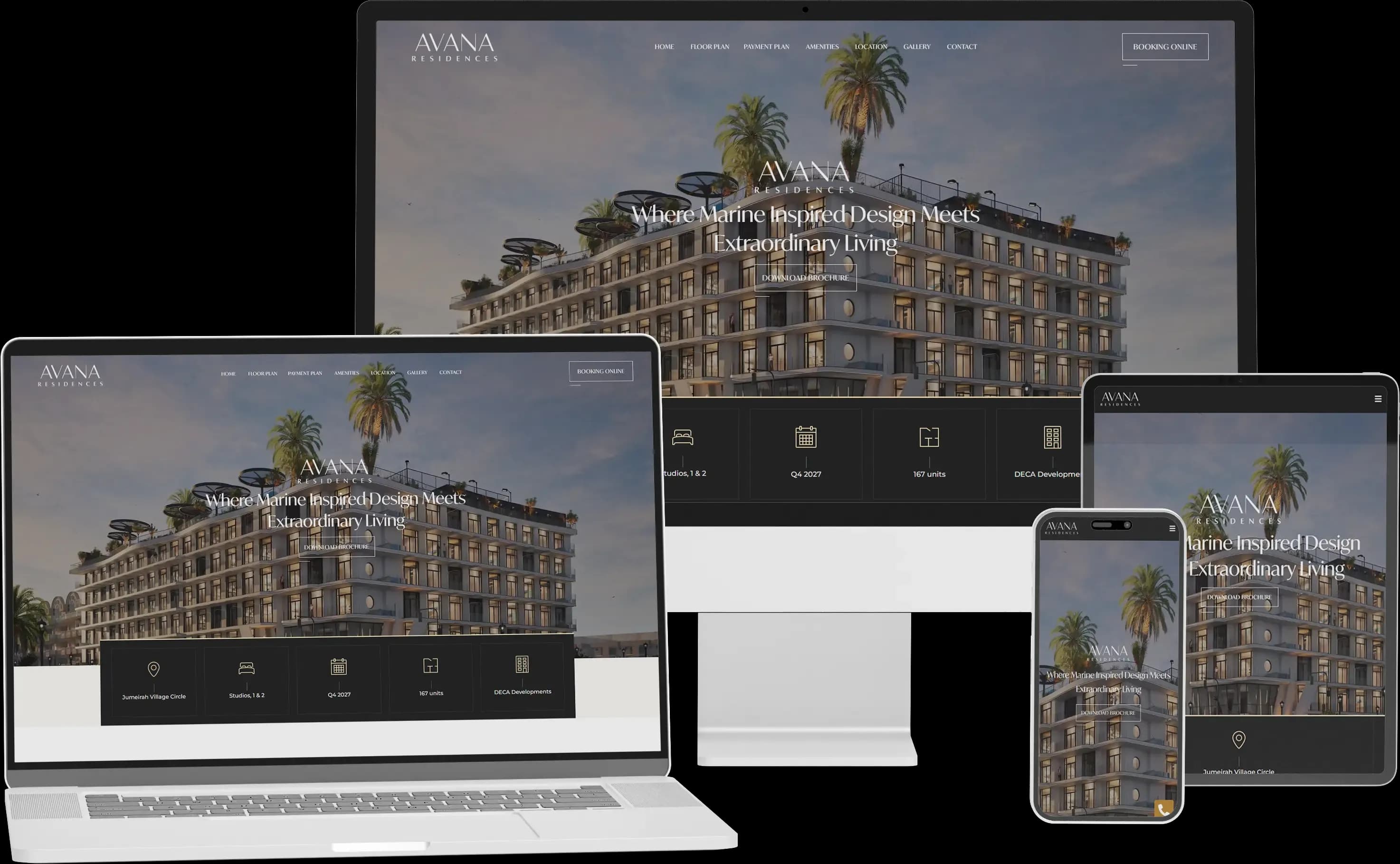Avana Residences — actual delivered project interface