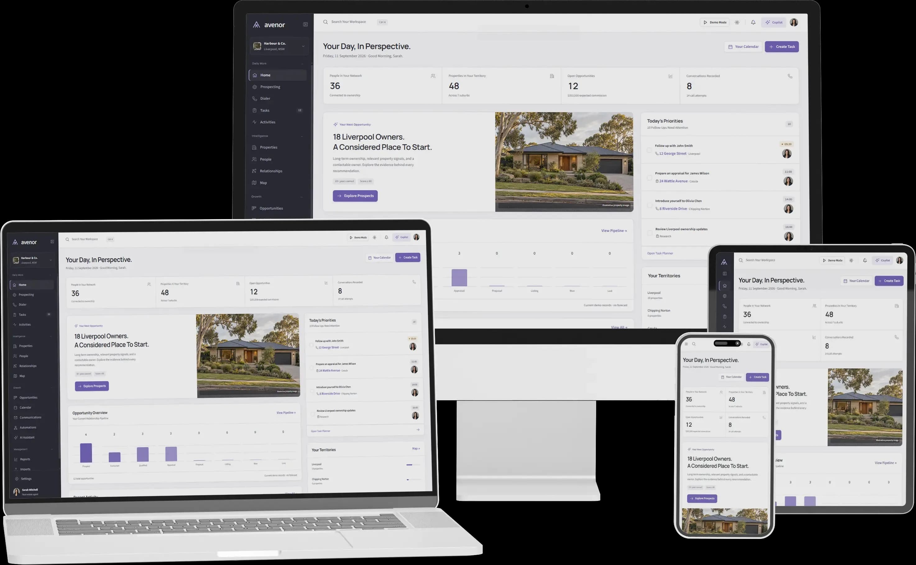 Avenor — actual delivered project interface